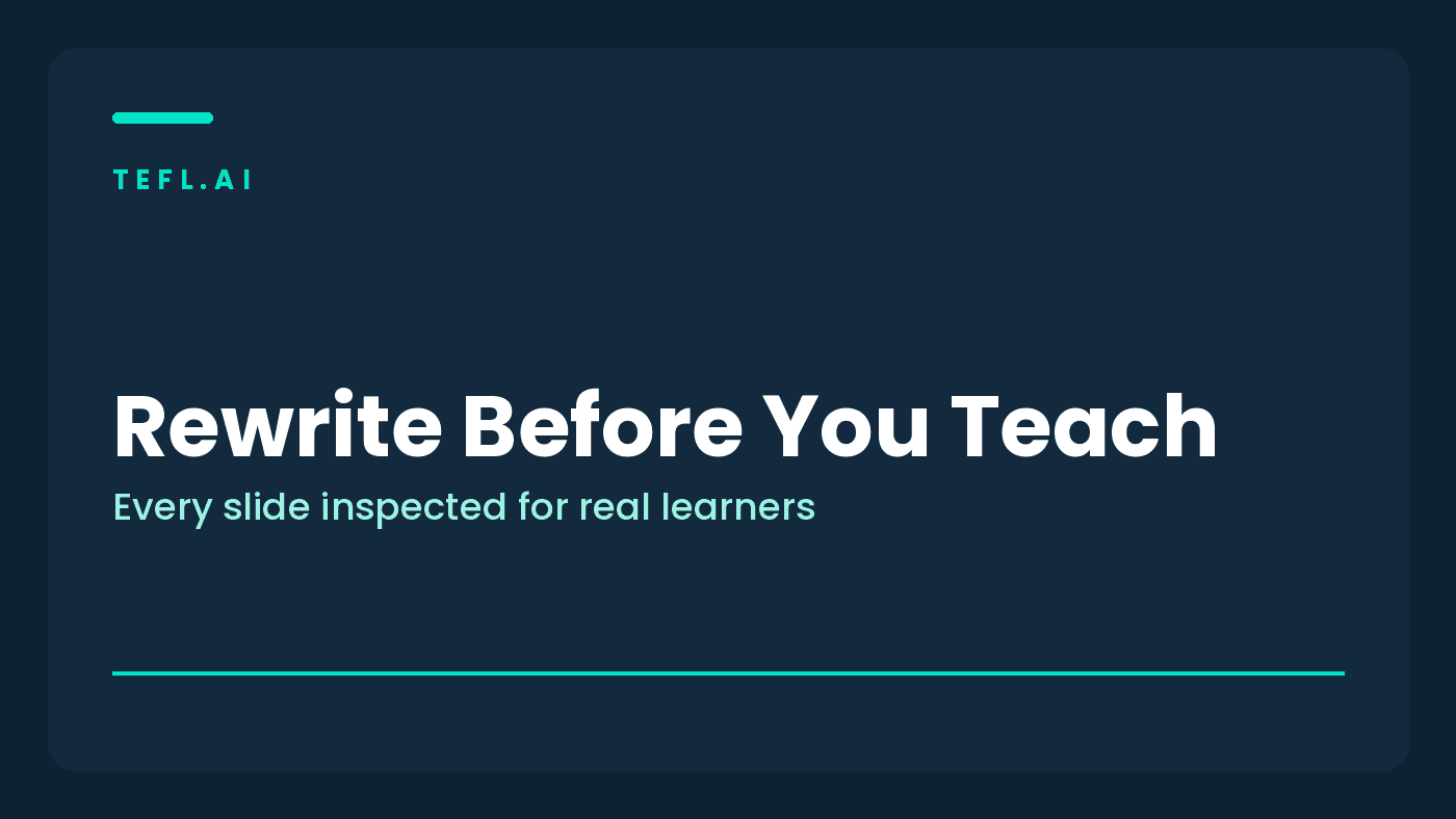 AI lesson presentation design with learner interaction