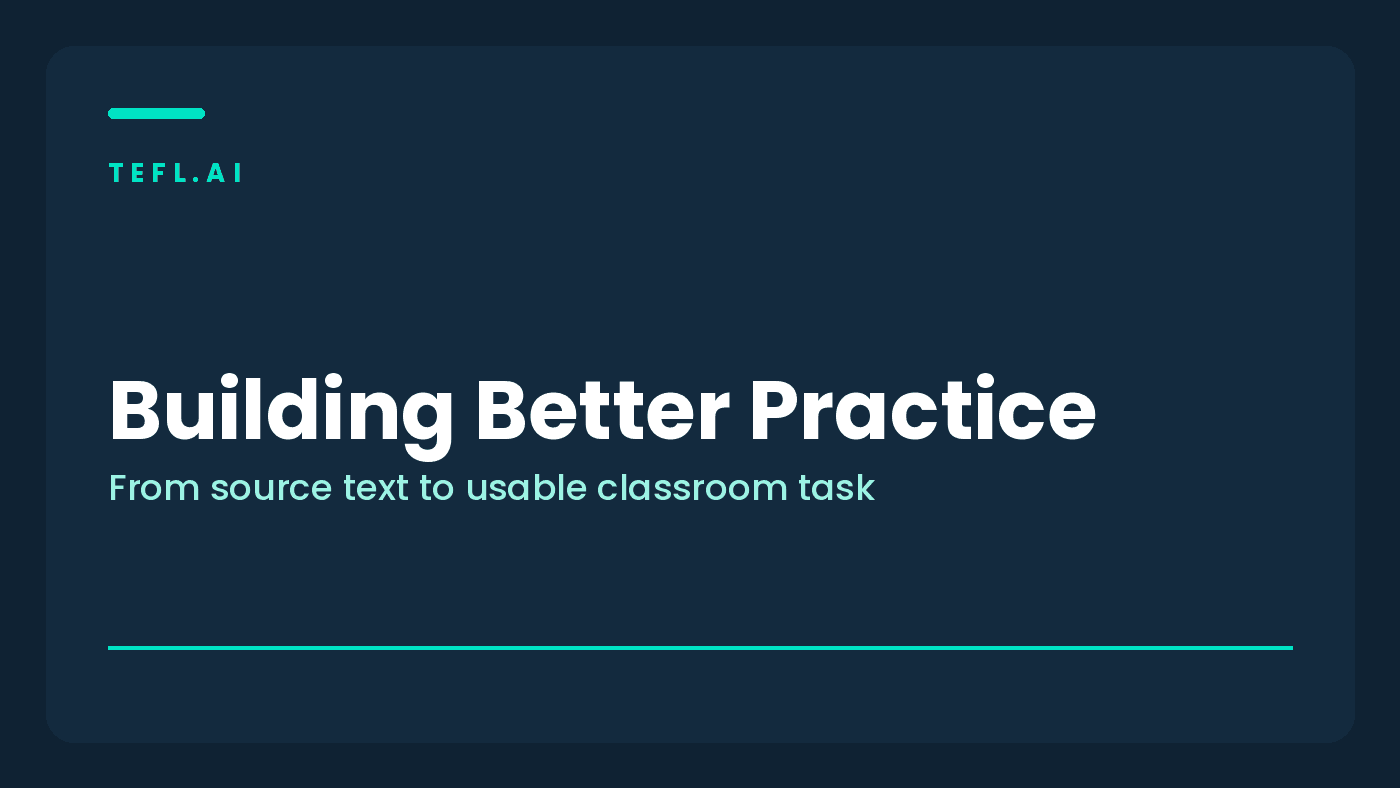 AI worksheet generator for ESL classroom materials being checked by an English teacher before class