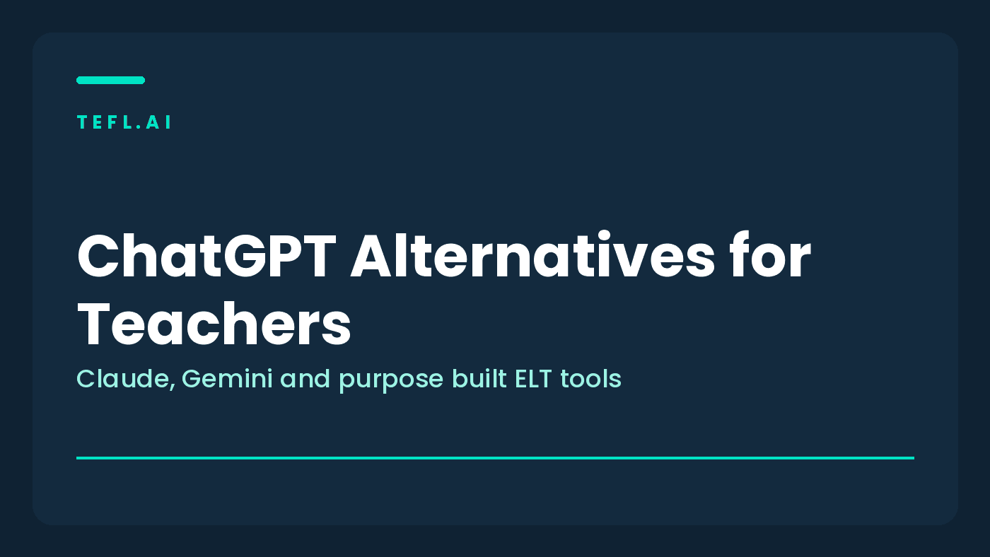 Teacher comparing chatgpt alternatives for teachers on a laptop while planning a lesson